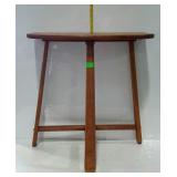 Half round maple table, needs refinishing
