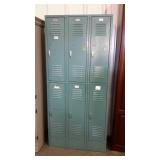 Set of six lockers. Republic Storage Systems, Co.