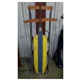Older runner sled. Brand unknown. Painted top.