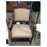 Victorian accent parlor chair