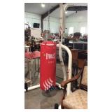 Everlast boxing bag on base