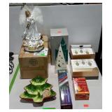 Christmas decor - Musical angel, Partylite galaxy