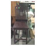 Two dining chairs seat is 24" tall