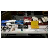 Tools & more - soldering gun, planes, ratchet set,
