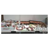 Christmas decor - ornaments, Longaberger tote bag,