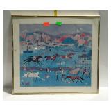 Print, "A Day at the Virginia Gold Cup by Dagmar