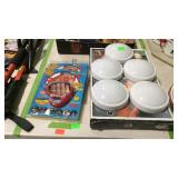 Pad locks, tap lights, "Grip-It", keyed cable lock