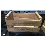 Fruit advertisement crate - 20 x 12 x 11