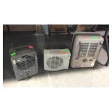 Three electric heaters - Lakewood, Pelonis, and