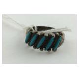 Sterling turquoise ring size 6