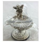 Salt dip with spoon and box