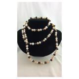 60 inch Freshwater Pearls Necklace, 8-10MM