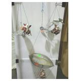 Christmas decor. Sheet metal art. Includes two