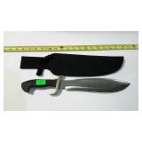 Knife with canvas sheath - 10" long made in China