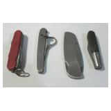 Four pocket knifes - Barlow, Rostfrei, Royal, and