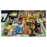 Hardware, glue gun, unity knives, staple gun,