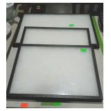 Three display cases, for jewelry or other small