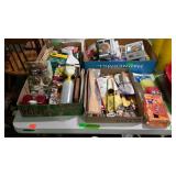 Household supplies, kitchen type items, scrub