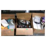 Three Box Lots Misc, food containers, other