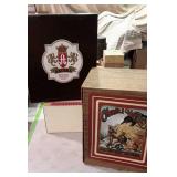 Three empty Hat Boxes