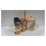 Ceramics - Ganz Bella Casa cookie jar and three