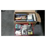 Misc - Books, and cassette tapes - two boxes