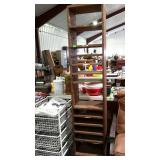 Pine multi-shelf unit - 16 x 12 x 73