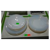 Murano glass plates. EFFETRE. Four each dinner