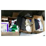 Household: clothes, exercise items, trophy,