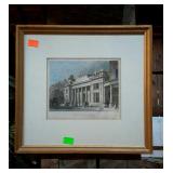 Framed wall print, The Corn Exchange, 16 x 15"