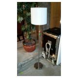 Floor Lamp, chrome finish reading type floor