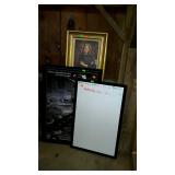 Frame lot, framed poster print of the Eagle has