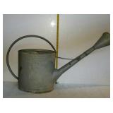Galvanized watering can with sprinkler head