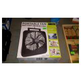 Portable fan, battery or electric o2 Cool with