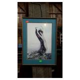 Wall Art, framed print of sea bird, artist David