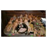 Dolls collection older play dolls of various