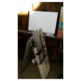 Craft room stand and dry erase board, nice "A"