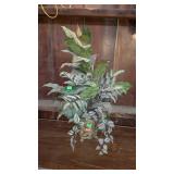 Home decor everlasting plant, greenery in tin