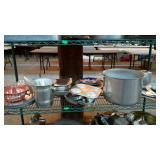 Center shelf kitchenware - stock pot, muffin