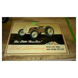 Reproduction ford farming metal sign