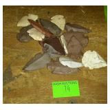 Group lot of arrow heads
