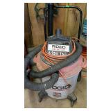 Ridgid wet/dry vac with attachments. 16 gallon.
