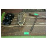 Group lot, includes gator head, and small car