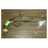 Wall hanging replica gun