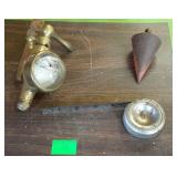 Group lot, includes tape measure and bar tap