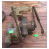 Antique commercial door closures