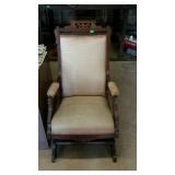 Victorian platform rocking chair needs