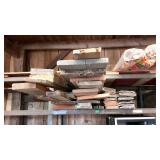 Lumber, grouping of old boards various lengths