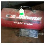Universal 40,000 btu/HR propane heater with hose