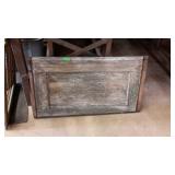 Raised panel with chippy paint. 37"×21".